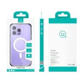Promotion Saisonnière Coque iPhone 15 Plus MagSafe Transparente Usams