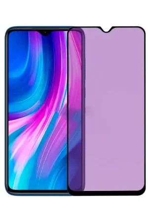 Vente Directe Verre Trempé Complet Anti Blue-Ray pour Xiaomi Redmi Note 8 2021