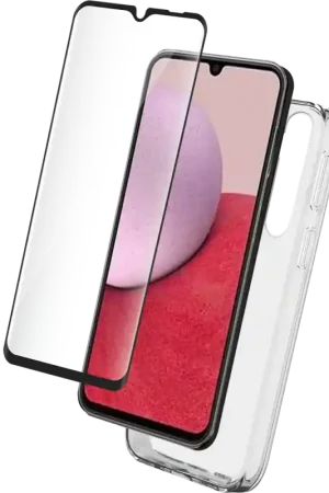 Solde Pack Samsung GALAXY A14 4G&5G Coque Transparente + Verre trempé Bigben