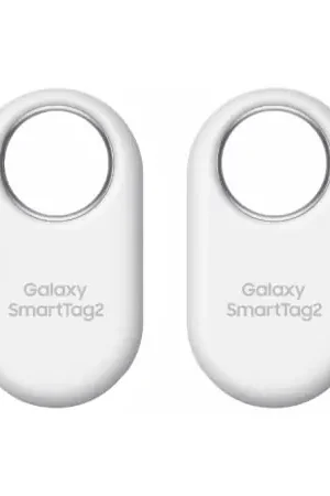 Jusqu’à Épuisement Des Stocks Official Samsung SmartTag2 White Bluetooth Compatible Trackers - 2 Pack