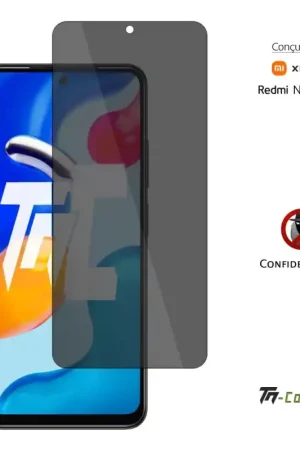 Xiaomi Redmi Note 11S 5G - Verre trempé Anti-Espions - TM-Concept® Achat Immédiat