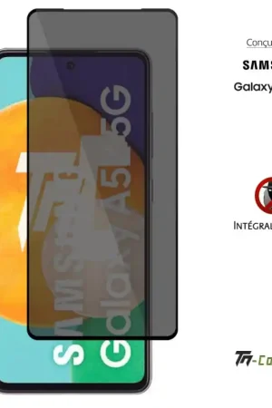 Samsung Galaxy A52 5G - Verre trempé Anti-Espions - Intégral Privacy - TM-Concept® Réduction