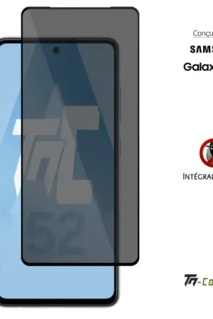 Prix Cassé Samsung Galaxy A52 - Verre trempé Anti-Espions - Intégral Privacy - TM-Concept®