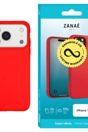 Coque Infinity pour iPhone 17 Pro Rouge Usine Directe