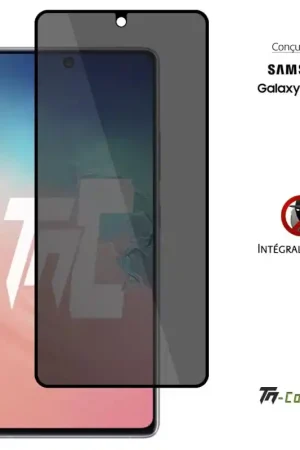 Samsung Galaxy S10 Lite - Verre trempé Anti-Espions - Intégral Privacy - TM-Concept® Pas Cher