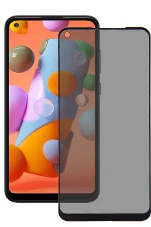 Verre Trempé Complet Antiespion Transparente pour Samsung Galaxy A11 Offre Limitée