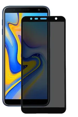 Verre Trempé Complet Antiespion Noir pour Samsung Galaxy J6 Plus Meilleur Choix