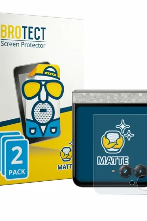 Prix Réduit 2 Pièces BROTECT Matte Film de protection d'écran mat pour Motorola Razr 70 (Affichage arrière)