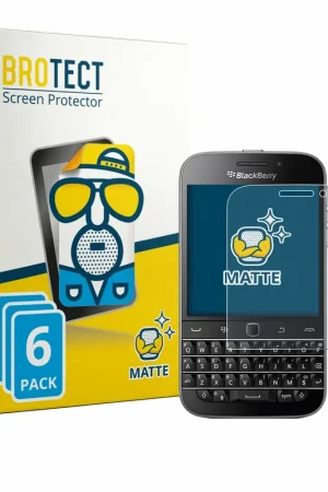 Super Prix 6 Pièces BROTECT Matte Film de protection d'écran mat pour Blackberry Classic Q20