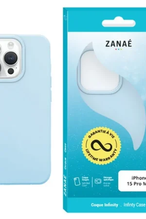 Coque Infinity pour iPhone 15 Pro Max Bleu clair Bon Marché
