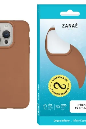 Coque Infinity pour iPhone 15 Pro Max Marron Produit De Marque