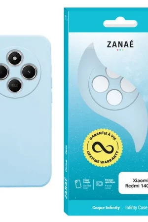 Authentique Coque Infinity pour Redmi 14C 4G Bleu clair