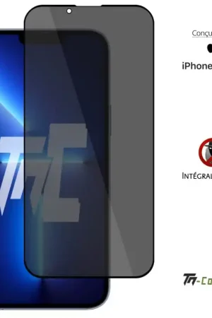 Soldes Apple iPhone 13 Pro - Verre trempé Anti-Espions - Intégral Privacy - TM-Concept®