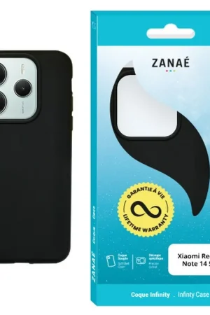 Coque Infinity pour Redmi Note 14 5G Noir Retour Gratuit