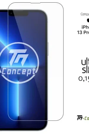 Vente Flash Apple iPhone 13 Pro Max - Verre trempé Ultra Slim 0,15 mm - TM-Concept®