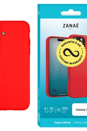 Coque Infinity rouge pour Galaxy S25 FE Must-Have