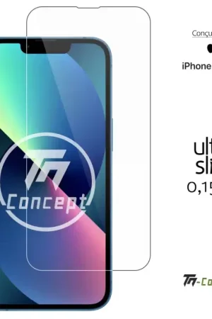Jusqu’à Épuisement Des Stocks Apple iPhone 13 Mini - Verre trempé Ultra Slim 0,15 mm - TM-Concept®
