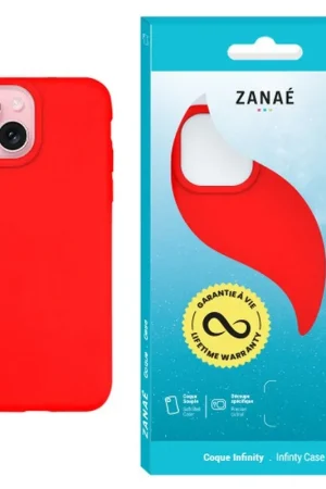 Promotion Saisonnière Coque Infinity rouge pour iPhone 16 Pro