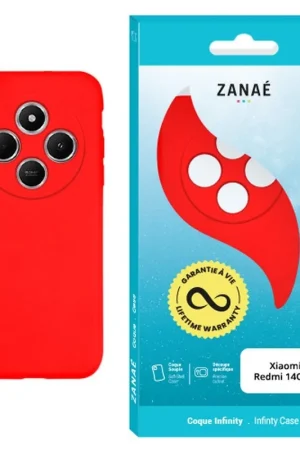 Certifié Coque Infinity Rouge pour Redmi 14C 4G