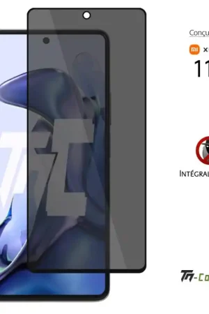 Xiaomi 11T - Verre trempé Anti-Espions - Intégral Privacy - TM-Concept® Prix Bas