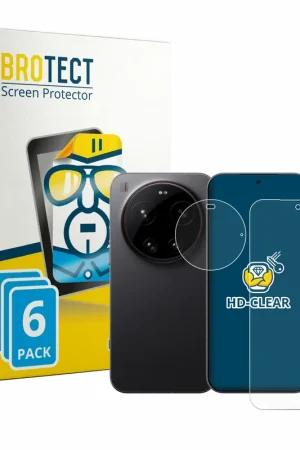 Pas Cher 6 Pièces BROTECT HD-Clear Film de protection d'écran pour Xiaomi 17 Ultra (Avant+Caméra)
