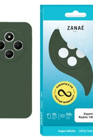 Satisfait Ou Remboursé Coque Infinity Vert Foncé pour Redmi 14C 4G