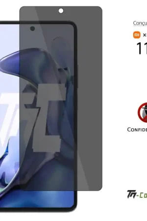Commander Vite Xiaomi 11T - Verre trempé Anti-Espions - TM-Concept®