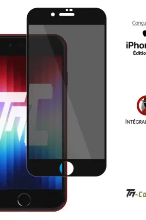 Top Vente Apple iPhone SE (2022) - Verre trempé Anti-Espions - Intégral Privacy - TM-Concept®
