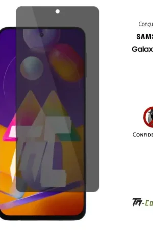 Seulement Aujourd’hui Samsung Galaxy M31S - Verre trempé intégral Protect Noir - adhérence 100% nano-silicone - TM-Concept®