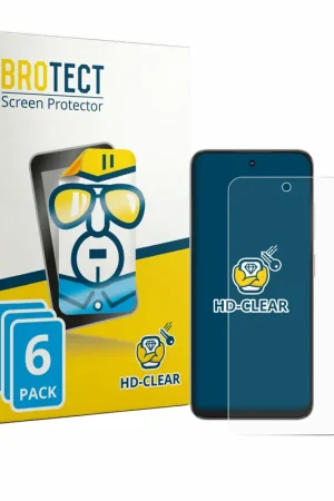 Top Vente 6 Pièces BROTECT HD-Clear Film de protection d'écran pour ZTE Nubia Focus 2