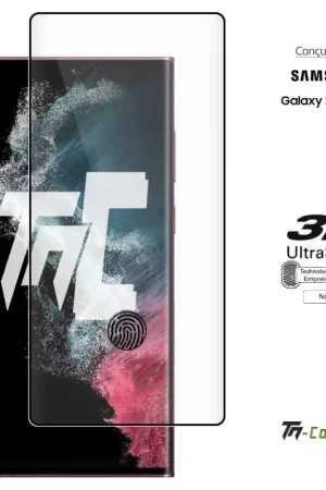 Vente Directe Samsung Galaxy S22 Ultra - Verre trempé 3D incurvé - TM-Concept®