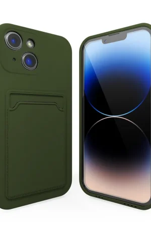 Nouvelle Collection ShieldCase Coque arrière porte-cartes iPhone 13 (vert sapin)