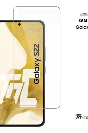 Offre Exclusive Samsung Galaxy S22 - Verre trempé Standard Premium - Protection écran (Transparent) - TM-Concept®