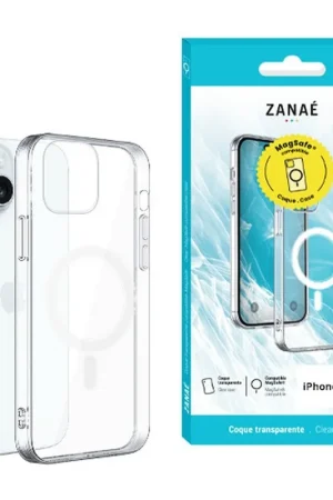 Solde Coque MagSafe iPhone 15 Plus Transparent