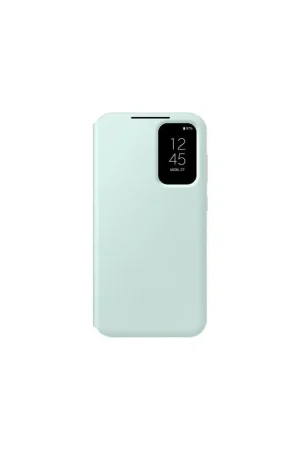 Folio Samsung Galaxy S23 FE S View Cover avec fenêtre transparente Menthe Authentique