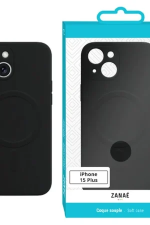 Vente Flash Coque MagSafe pour iPhone 15 Plus Noir