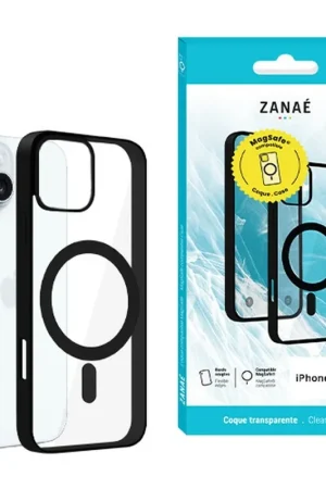 Coque MagSafe pour iPhone 15 Plus Noir Nouveauté