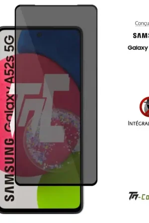 Samsung Galaxy A52S 5G - Verre trempé Anti-Espions - Intégral Privacy - TM-Concept® Meilleure Vente
