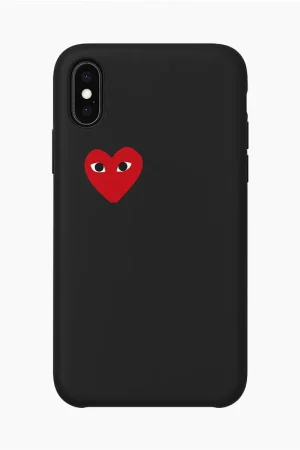 Pas Cher ShieldCase Coque avec coeur iPhone Xr (noir)