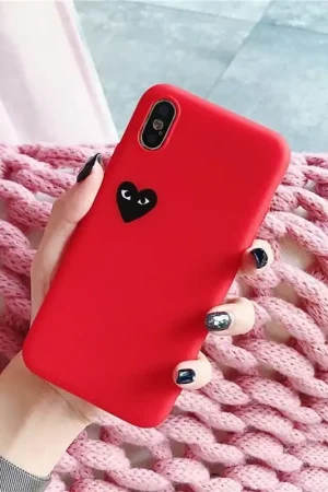 Certifié ShieldCase Coque avec coeur iPhone Xr (rouge)