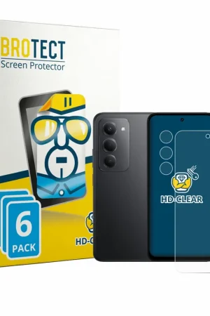 Soldes 6 Pièces BROTECT HD-Clear Film de protection d'écran pour Xiaomi Poco M8s (Avant+Caméra)