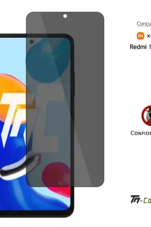 Authentique Xiaomi Redmi Note 11 - Verre trempé Anti-Espions - TM-Concept®