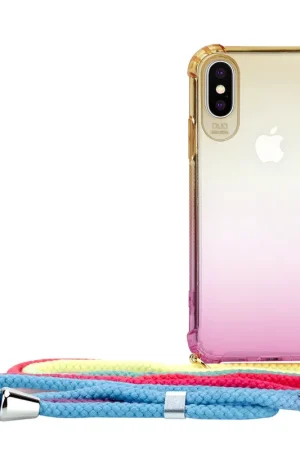 Petit Prix ShieldCase Coque avec cordon iPhone X / Xs Sunset