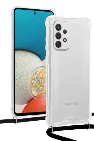 Shieldcase Samsung Galaxy A53 choc avec étui cordon (transparent) Pas Cher