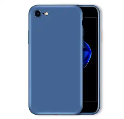 Seulement Aujourd’hui ShieldCase Coque silicone avec protection caméra iPhone SE 2020 (bleu)