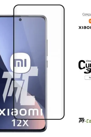 Xiaomi 12X - Verre trempé 3D incurvé - TM-Concept® Meilleure Vente