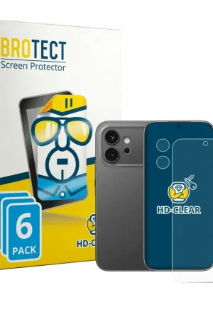 Retour Gratuit 6 Pièces BROTECT HD-Clear Film de protection d'écran pour Honor 600 (Avant+Caméra)