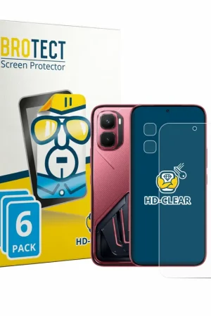 Dernier Modèle 6 Pièces BROTECT HD-Clear Film de protection d'écran pour Infinix GT 50 Pro (Avant+Caméra)