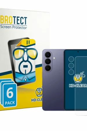6 Pièces BROTECT HD-Clear Film de protection d'écran pour Samsung Galaxy S26 Enterprise Edition (Avant+Caméra) Populaire