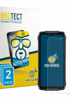 Meilleur Prix 2 Pièces BROTECT HD-Clear Film de protection d'écran pour Ulefone RugKing 4 Pro